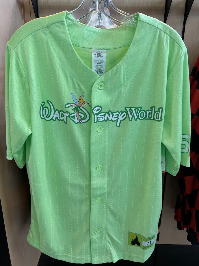 Tinker Bell Walt Disney World Baseball Jersey