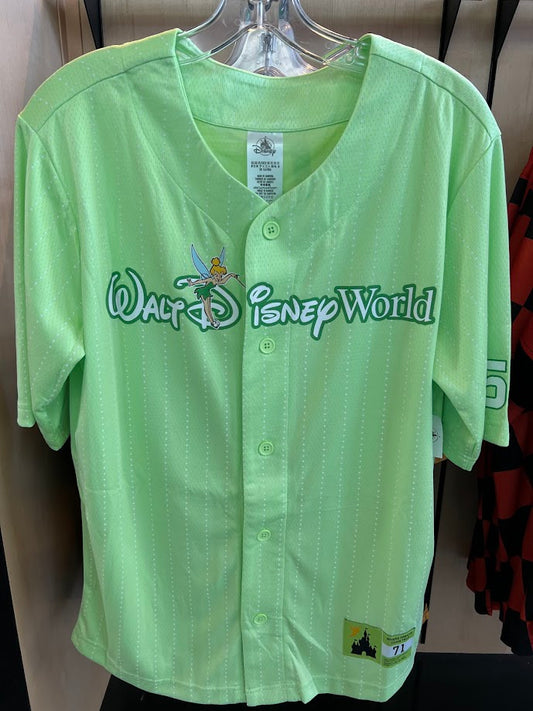 Tinker Bell Walt Disney World Baseball Jersey