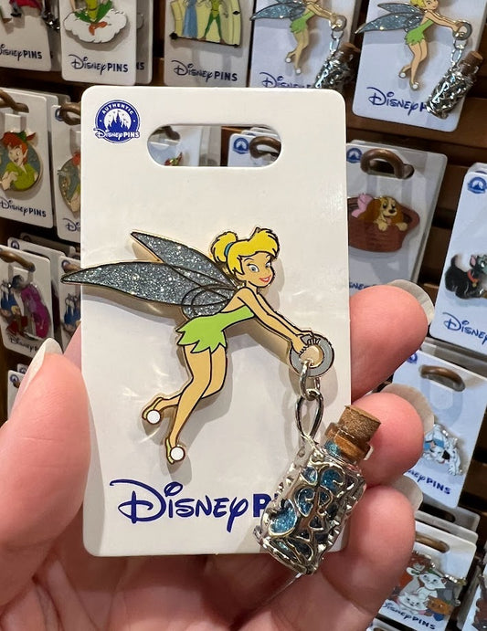 Tinker Bell with Pixie Dust Bottle Disney Pin