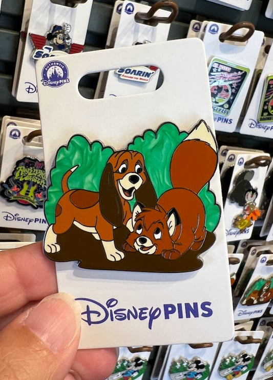 Tod & Copper The Fox and the Hound Disney Pin