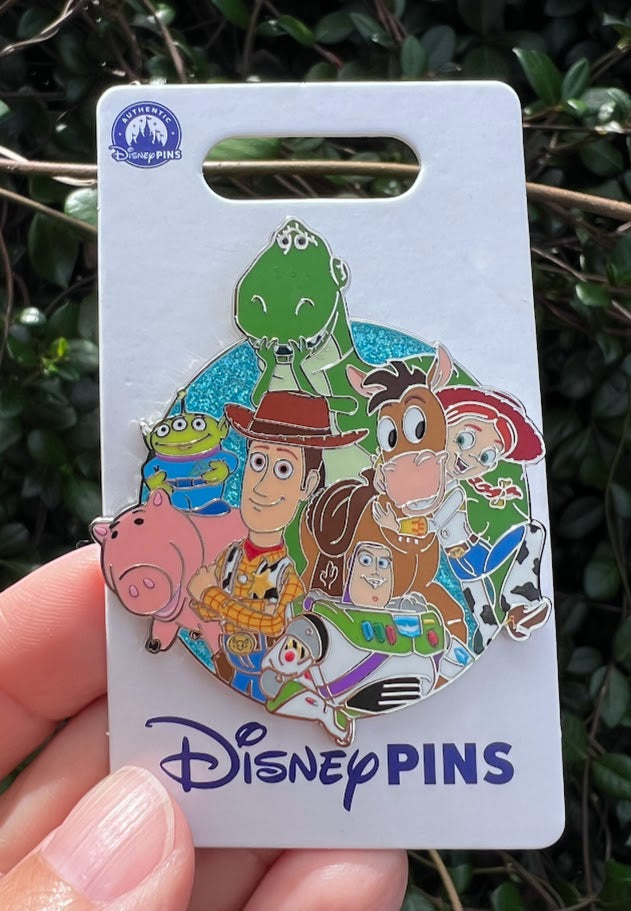 Toy Story Characters Glitter Disney Pin