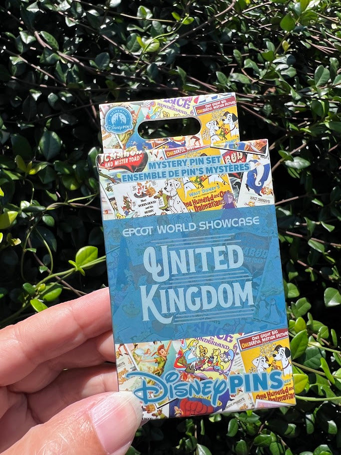 United Kingdom Epcot World Showcase Mystery Disney Pin Pack