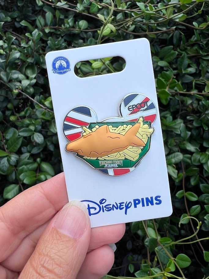 Fish & Chips United Kingdom Epcot World Showcase Disney Pin