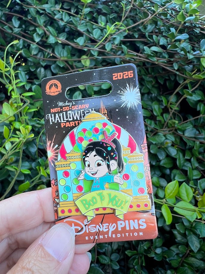 Vanellope Boo to You 2026 Mickey's Not So Scary Halloween Party Disney Pin