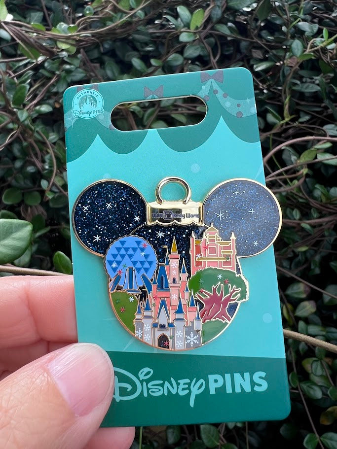 Walt Disney World 4 Park Icons Christmas 2026 Disney Pin