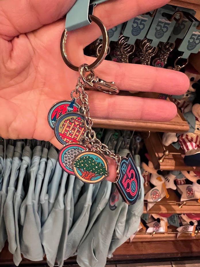 Walt Disney World 55th Anniversary Bag Clip