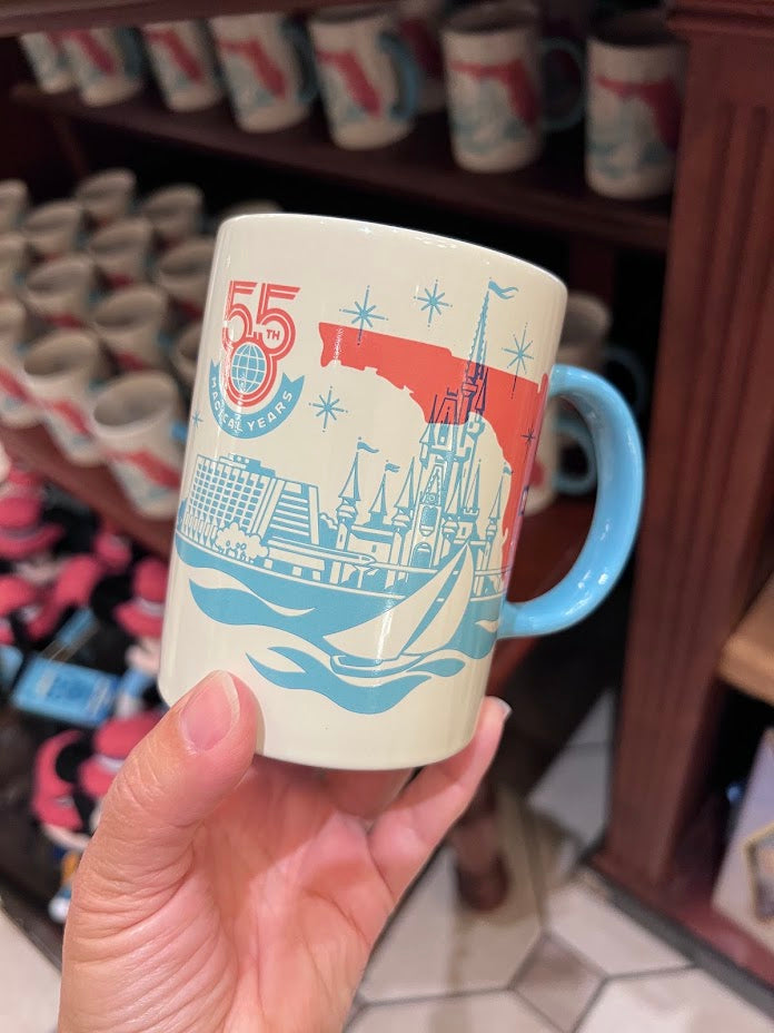 Walt Disney World 55th Anniversary Mug 15 oz