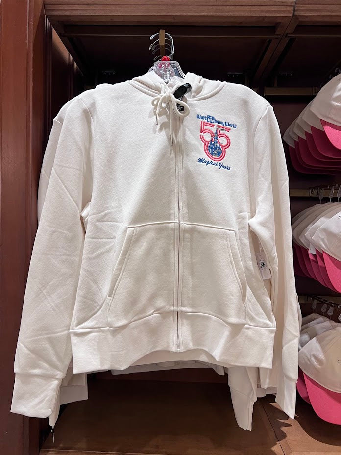 Walt Disney World 55th Anniversary Zippered Adult Hoodie