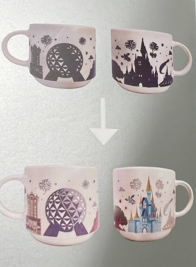Walt Disney World Icons Color Changing Mug 22oz.
