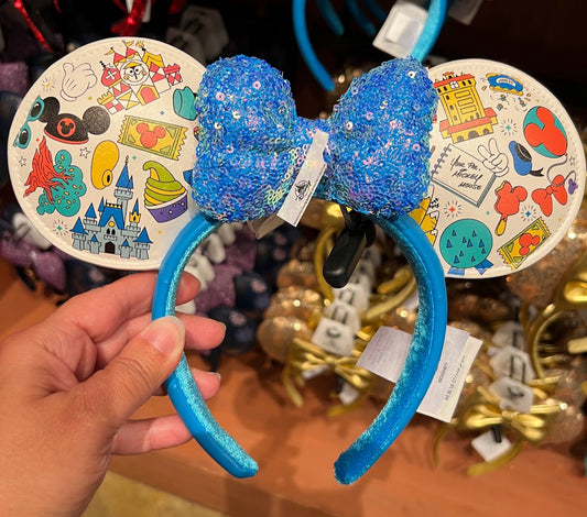 Walt Disney World Icons Minnie Mouse Ears Headband