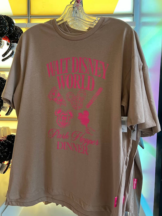 Park Hopper Dinner Walt Disney World Adult T-Shirt