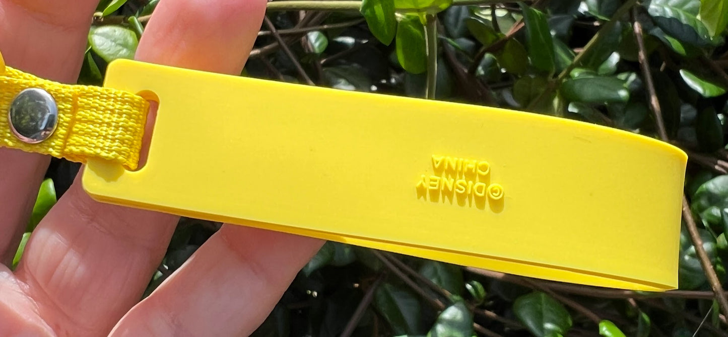 Walt Disney World Yellow Strap Keychain