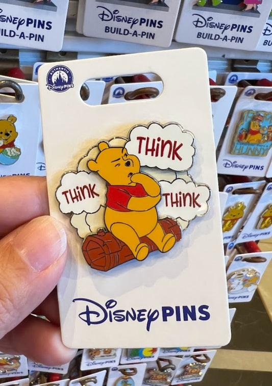 Winnie the Pooh Think Think Think Disney Pin