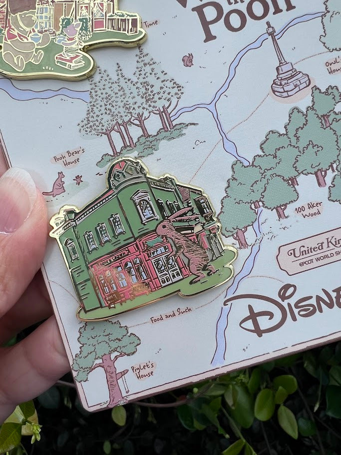 Winnie the Pooh Epcot United Kingdom Pavilion 4 Disney Pin Set