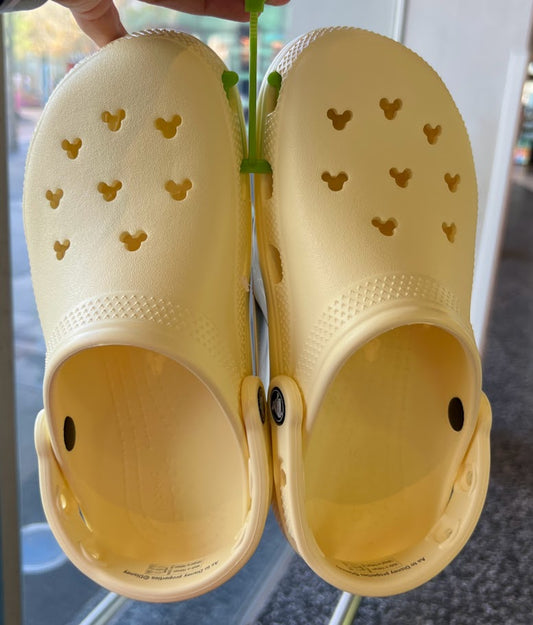 Yellow Mickey Icon Adult Disney Crocs