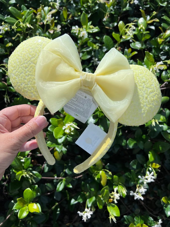 Yellow Minnie Mouse Ears Headband
