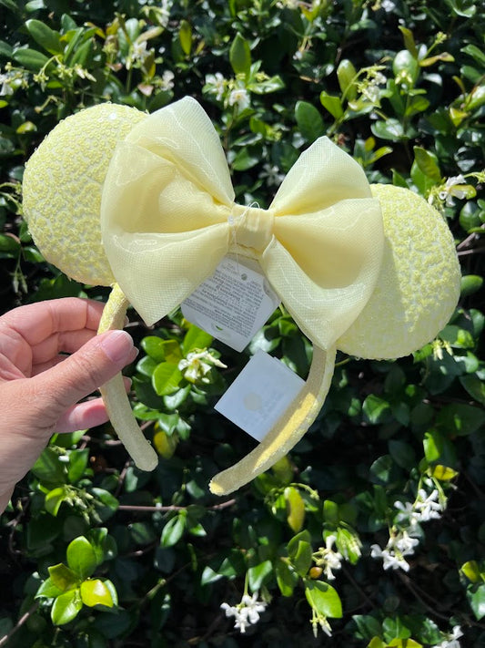 Yellow Minnie Mouse Ears Headband