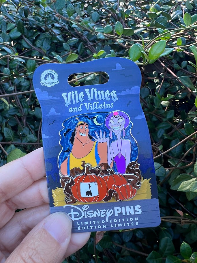 Yzma & Kronk Vile Vines and Villains Limited Edition Disney Pin