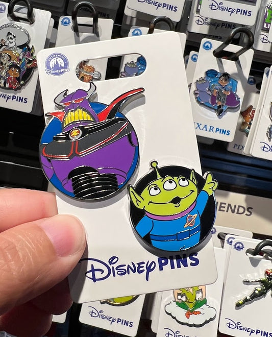 Zurg and Alien Toy Story Disney Pin Set